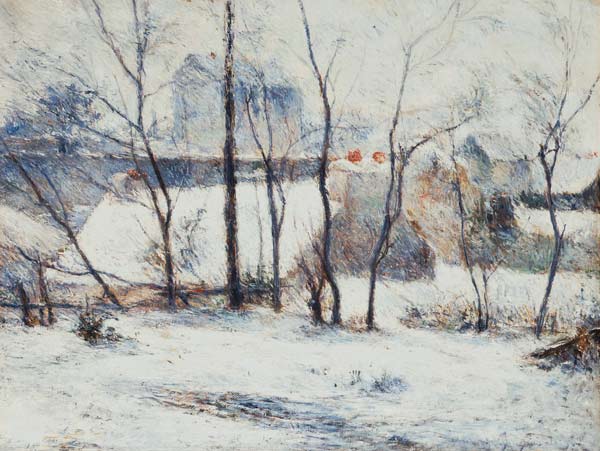 Winter Landscape de Paul Gauguin