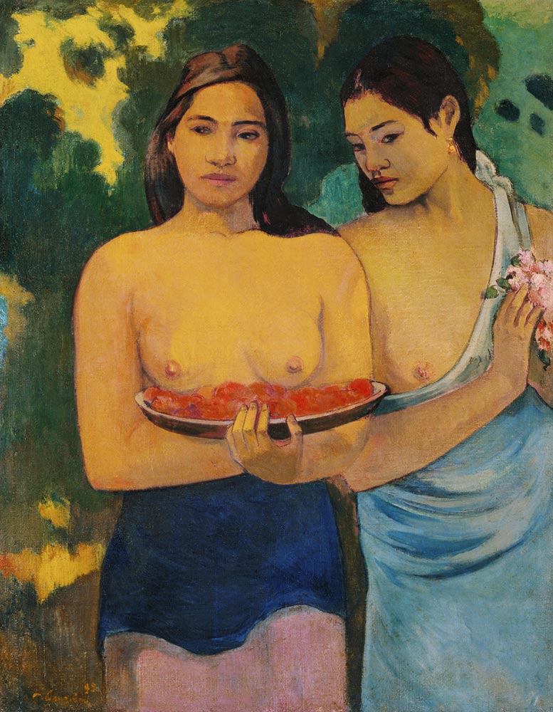Mujeres tahitianas de Paul Gauguin