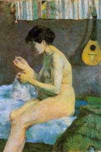 Act study or sewing Suzanne de Paul Gauguin