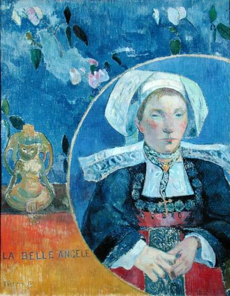 The Beautiful Angel (Madame Angele Satre, the Innkeeper at Pont-Aven) de Paul Gauguin