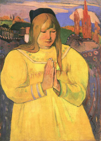 Praying Breton de Paul Gauguin