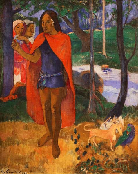 The magician of Hivaoa de Paul Gauguin