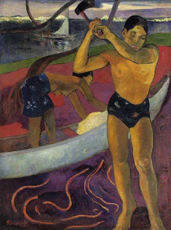 Der Mann mit der Axt de Paul Gauguin