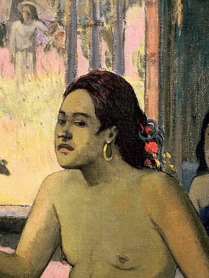 Eiaha Ohipa or Tahitians in a Room, 1896 (detail of 47617) de Paul Gauguin