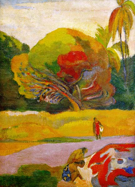 Women by the River de Paul Gauguin