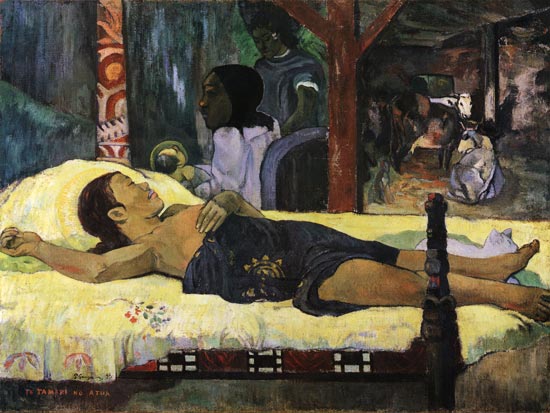 Birth of the Son of God (Te Tamari no Atua) de Paul Gauguin