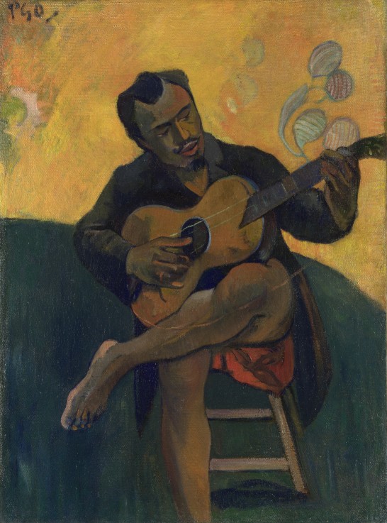 Guitar player de Paul Gauguin