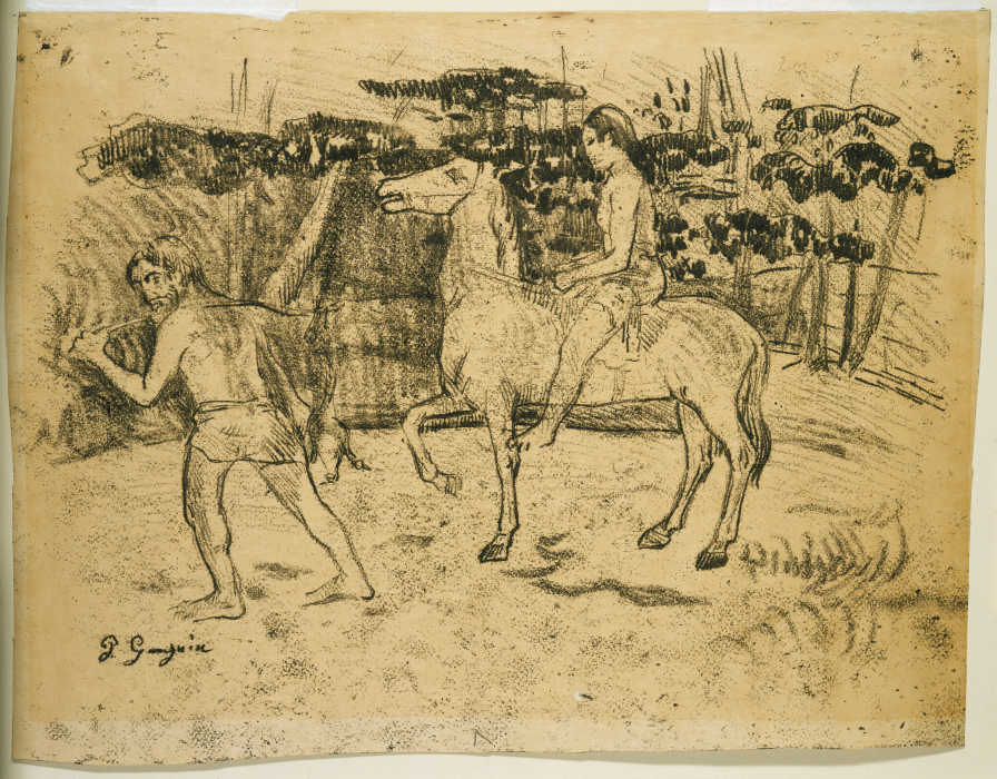 Return from the Hunt de Paul Gauguin