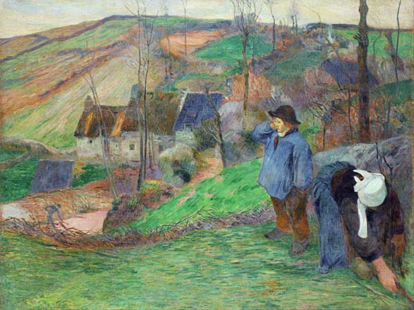 Landscape in Brittany de Paul Gauguin