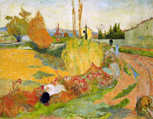 Countryside at Arles de Paul Gauguin