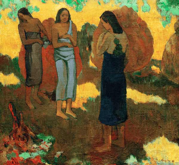 Girl from Tahiti. de Paul Gauguin