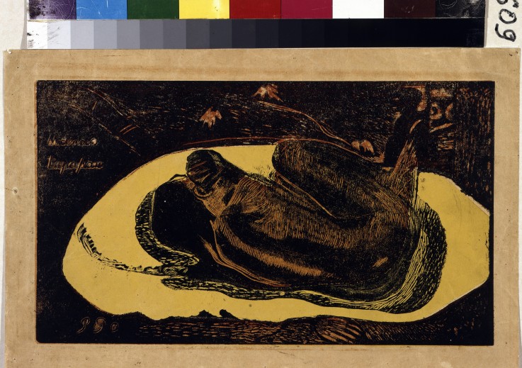 Manao Tupapau (Spirit of the Dead Watching) From the Series "Noa Noa" de Paul Gauguin