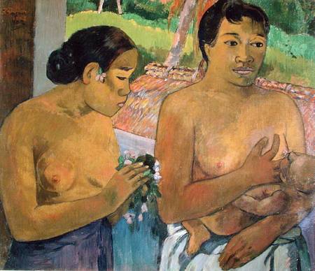 The Offering de Paul Gauguin