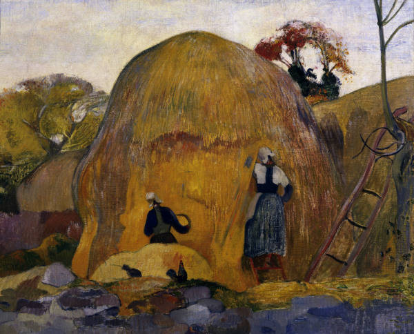 P.Gauguin / Les meules jaunes / 1889 de Paul Gauguin