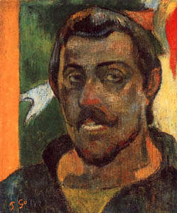 Alone portrait de Paul Gauguin