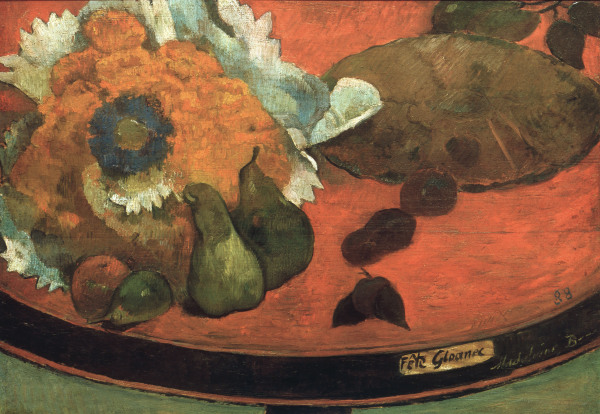 Still Life Fete Gloanec de Paul Gauguin