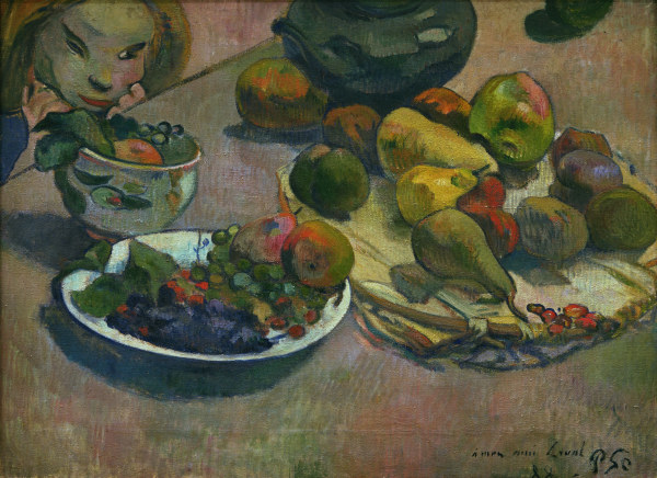Still-life with fruit de Paul Gauguin