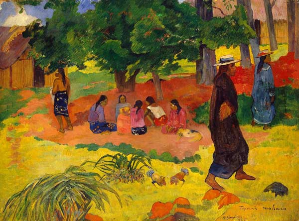 Taperaa Mahana de Paul Gauguin