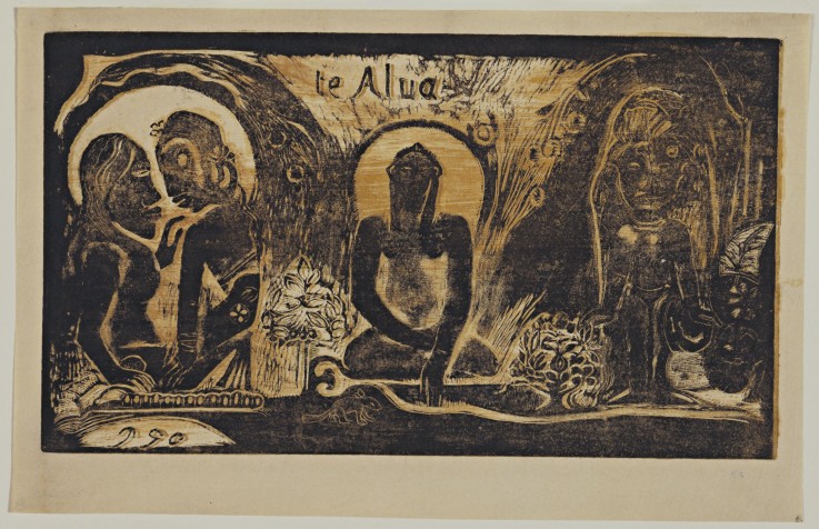 Te Atua (The Gods) From the Series "Noa Noa" de Paul Gauguin