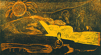 TE PO (Die herrliche Nacht) de Paul Gauguin