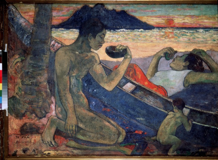 Te Vaa (The Canoe) de Paul Gauguin