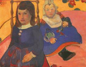 Portrait two children (Paul and Jean Schuffenecker