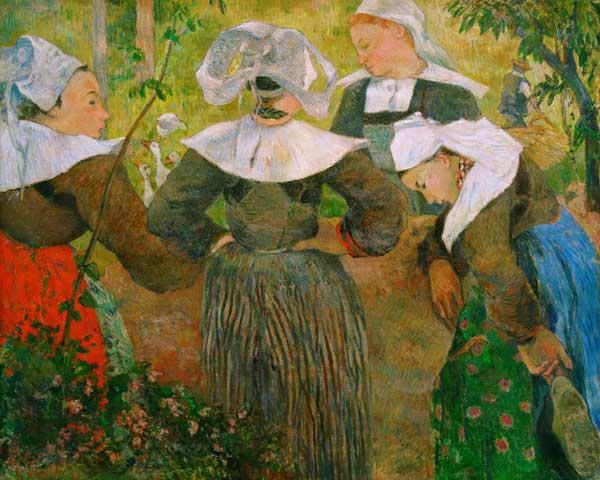 Breton peasant women
