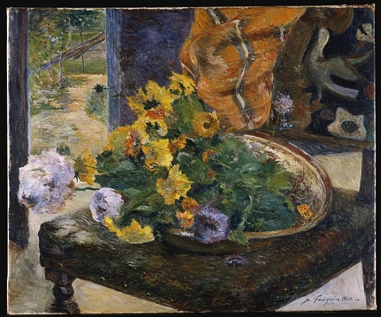 To Make a Bouquet de Paul Gauguin