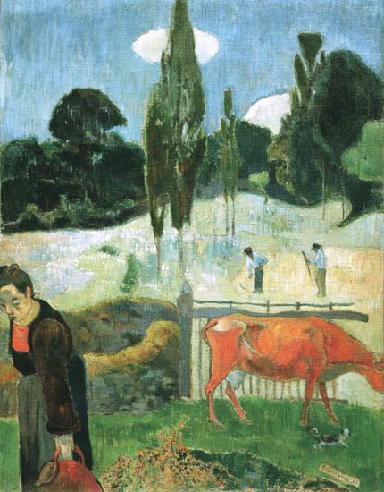 The red cow de Paul Gauguin