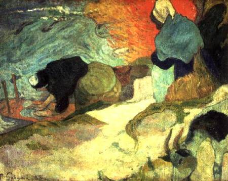 Washerwomen of Arles de Paul Gauguin