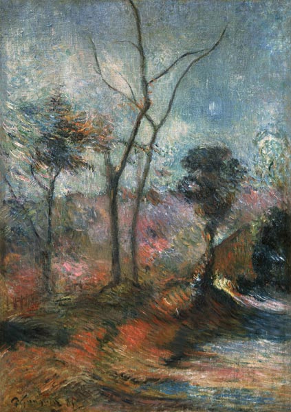 Wintry landscape. de Paul Gauguin