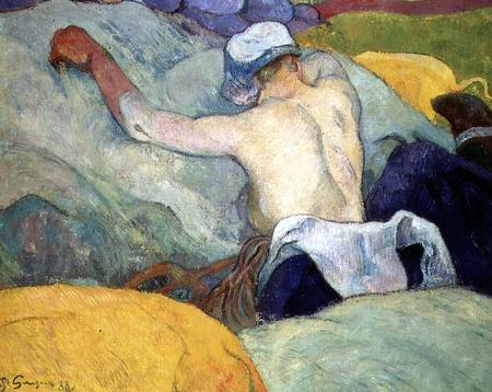 Woman in the Hay de Paul Gauguin