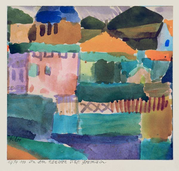 In den Haeusern v. St. Germain de Paul Klee