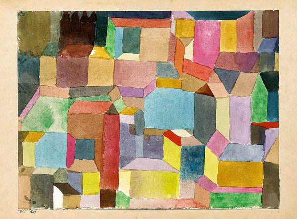 Mittelalterliche Stadt de Paul Klee