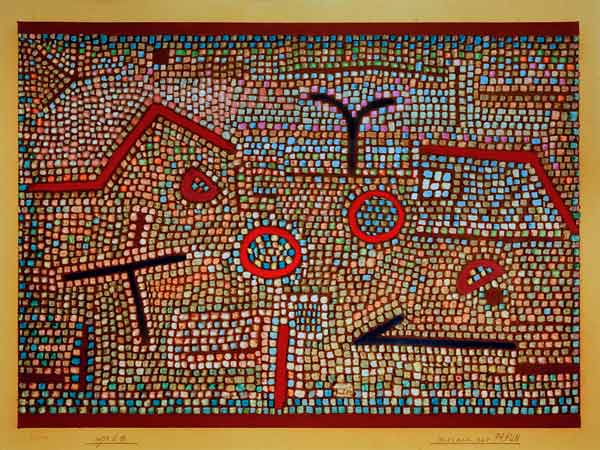 Mosaik aus Prhun, de Paul Klee