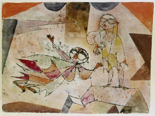 Message of the spirit of the air. de Paul Klee