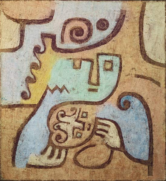 Mutter mit Kind, 1938. de Paul Klee