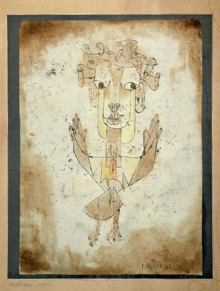 Angelus Novus, 1920  de Paul Klee