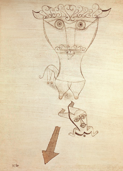 Ancient fable of 1923 III 56 de Paul Klee