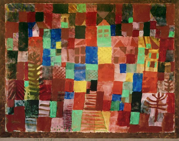 Aquarell auf Kreidegrundierung auf de Paul Klee