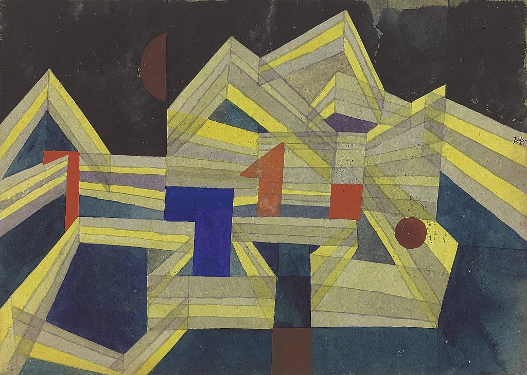 Architektur, transparent-strukturell de Paul Klee