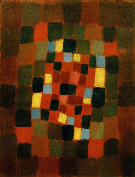Buntes Beet, 1923.109. de Paul Klee