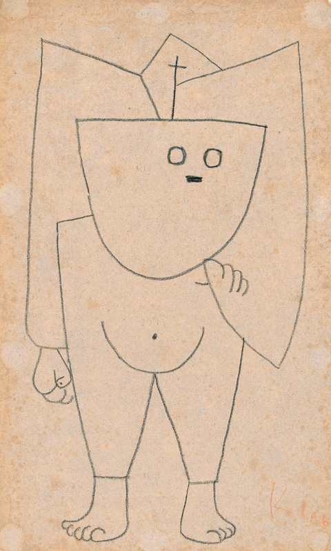 Christian ghost (Christliches Gespenst) de Paul Klee