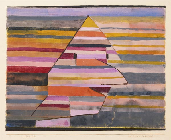 The Pyramid Clown de Paul Klee