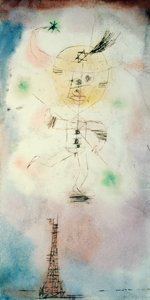 Der Komet von Paris, 1918. de Paul Klee