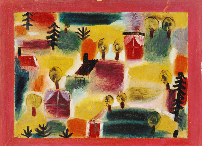 Village landscape. de Paul Klee