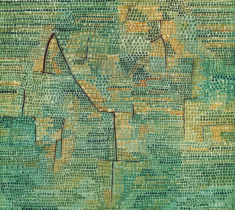 Entlegene Landschaft, 1931. de Paul Klee