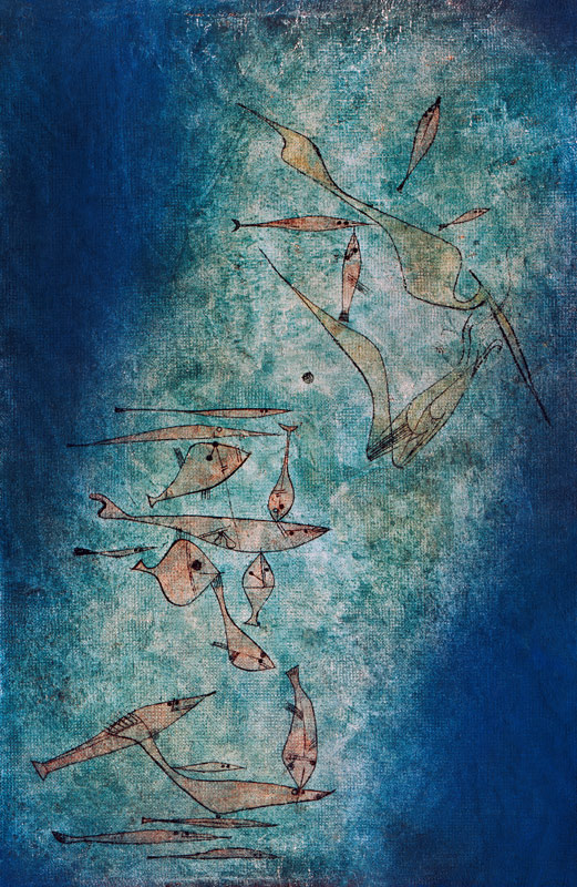 Fishy picture. de Paul Klee
