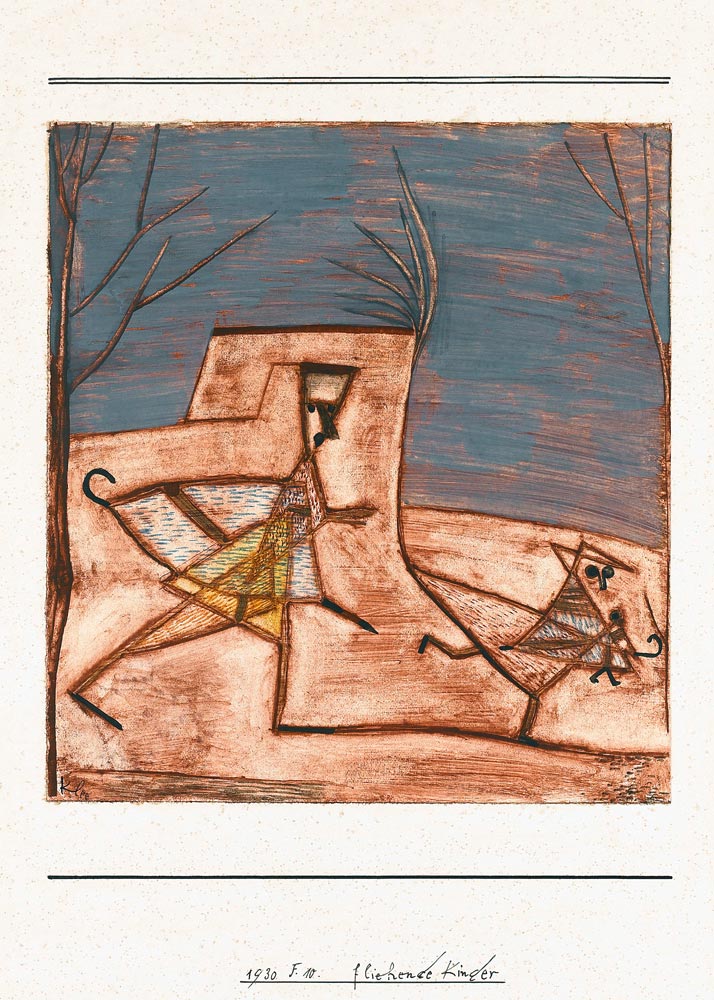Fliehende Kinder (Children fleeing) de Paul Klee