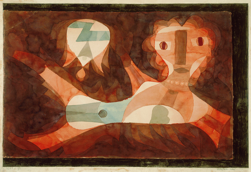 Goldfisch-Weib, 1921, 23. de Paul Klee